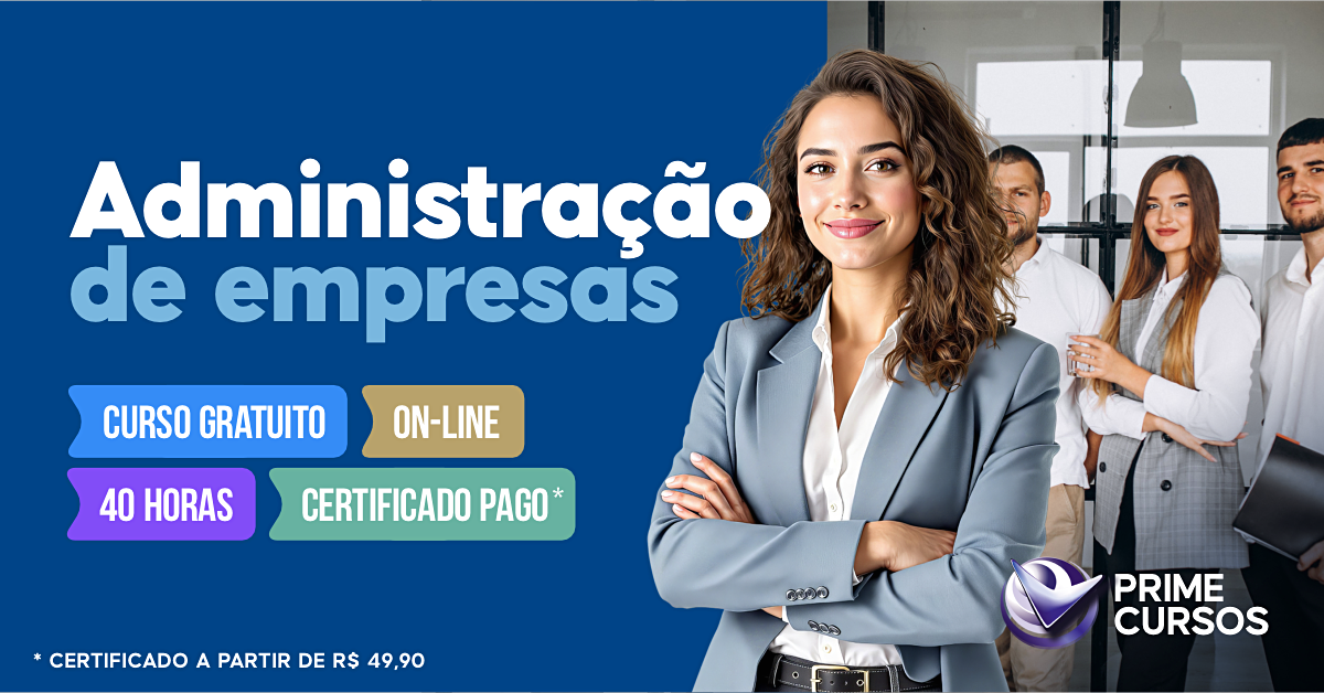 Curso grátis de administração de empresas