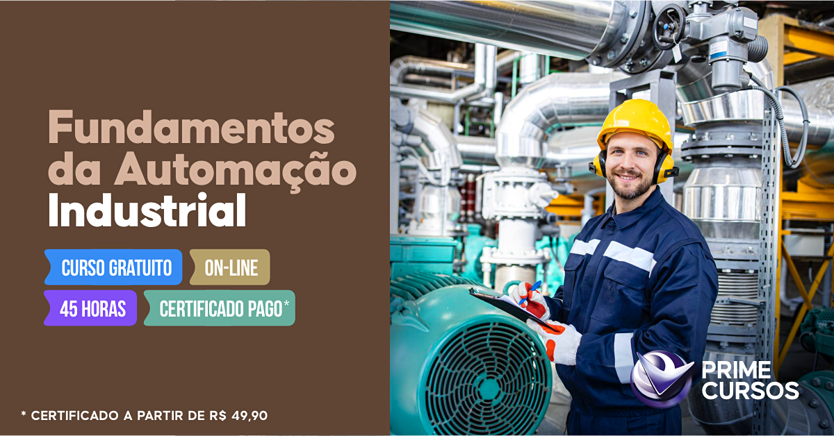 Curso grátis de Fundamentos da Automação Industrial Curso de Fundamentos da Automação Industrial