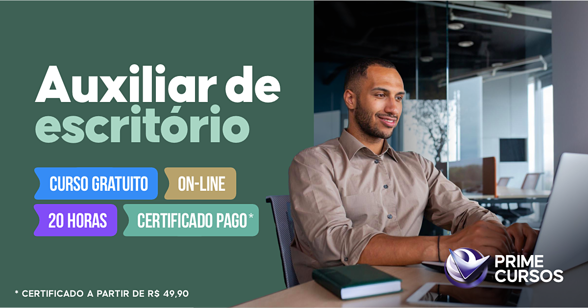 Curso de Auxiliar de Escritório