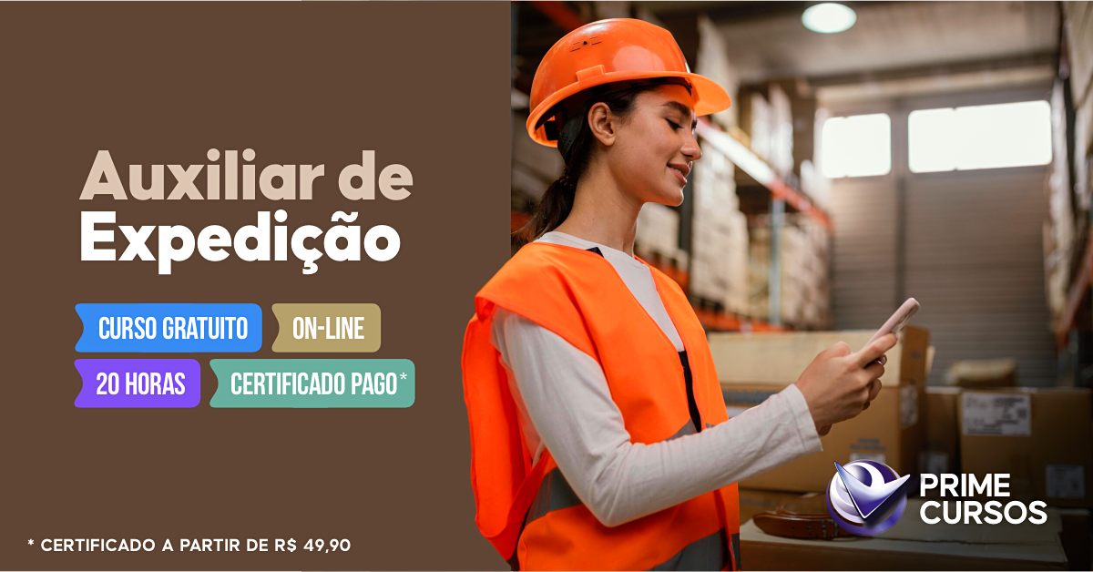 Curso de Auxiliar de Expedição