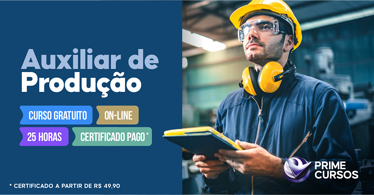 Curso de Auxiliar de Produção