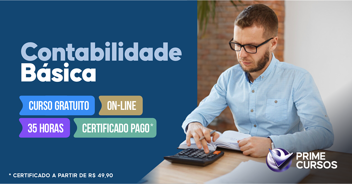 Curso grátis de Contabilidade Básica Curso de Contabilidade básica