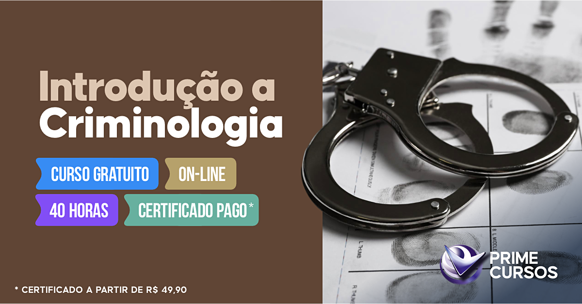 Curso de Introdução a Criminologia