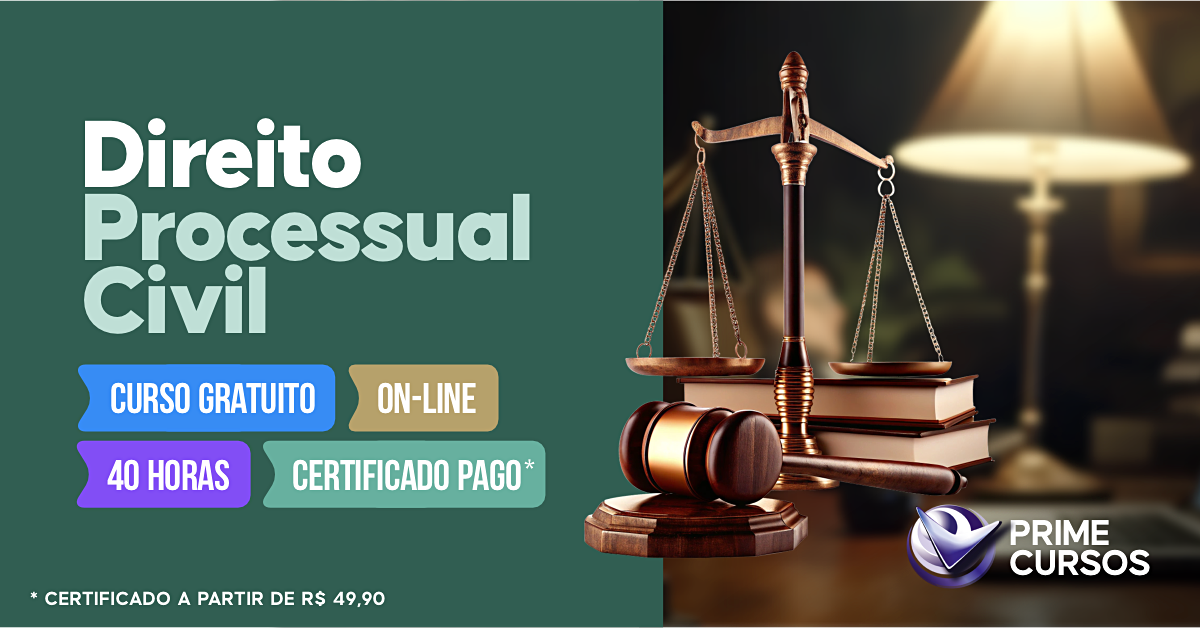 Curso Grátis de Direito Processual Civil Curso de Direito Processual Civil