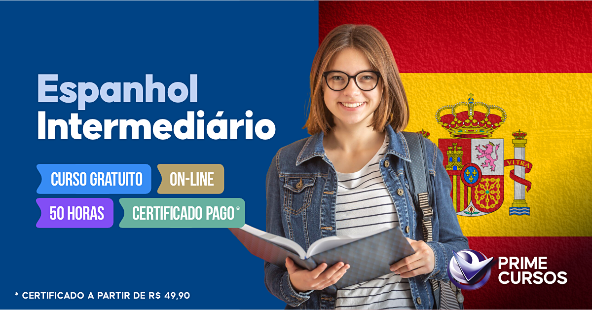 Curso grátis de Espanhol Intermediário Curso de Espanhol Intermediário