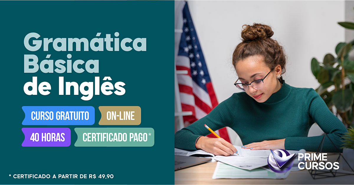 Curso Grátis de Gramática Básica de Inglês Curso de Gramática Básica de Inglês