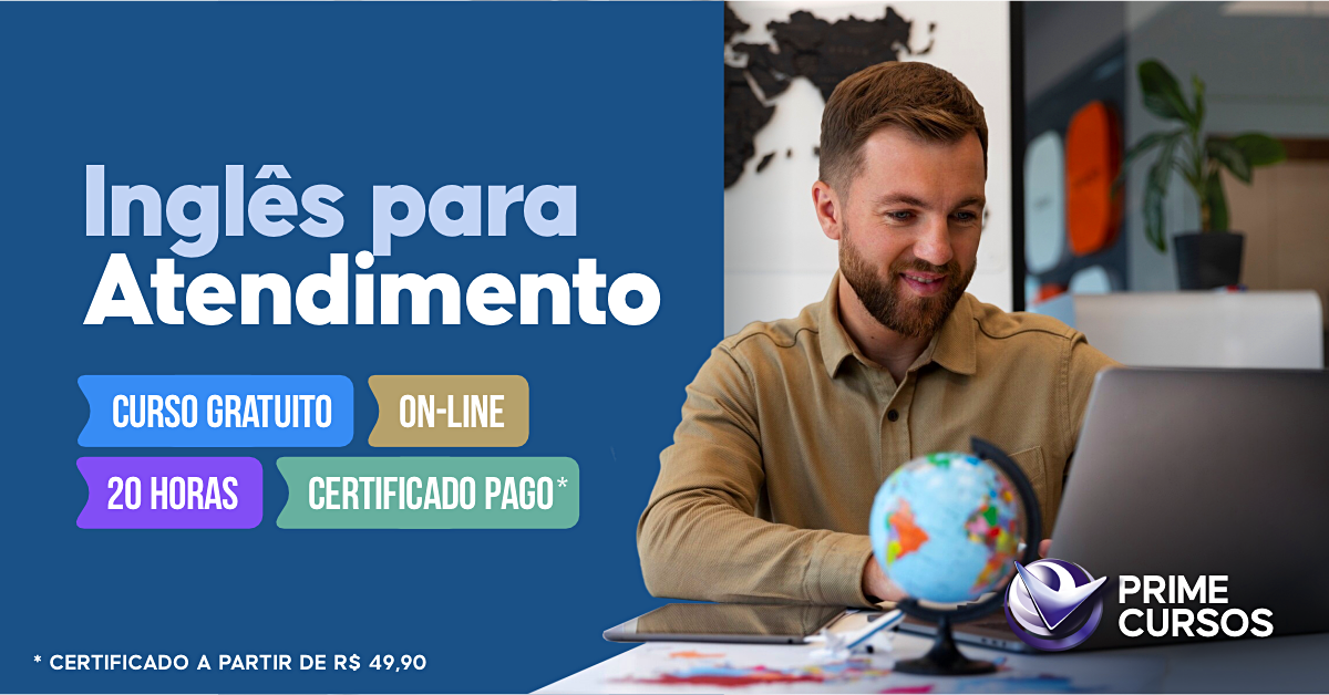 Curso Grátis de Inglês para Atendimento Curso de Inglês para Atendimento