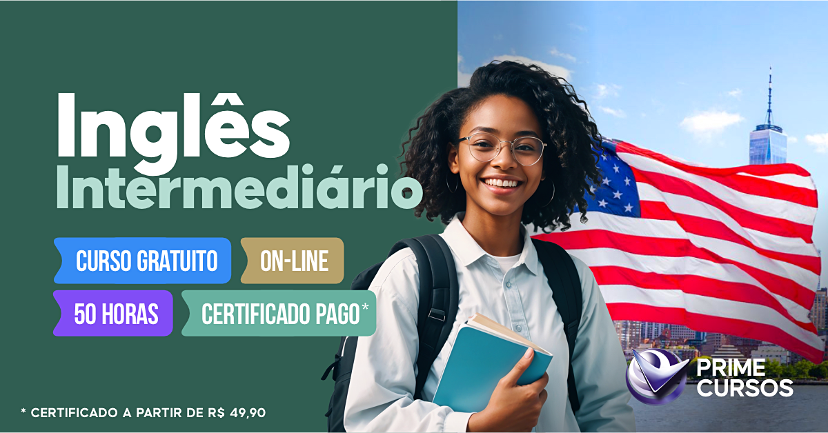Curso de Inglês intermediário