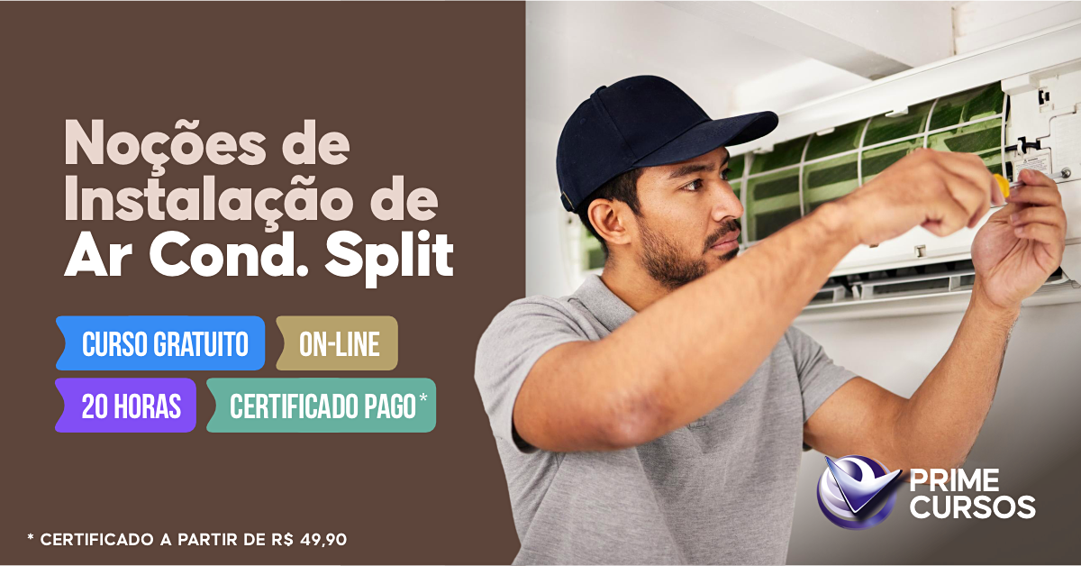 Curso de Noções de Instalação para Ar Condicionado Split