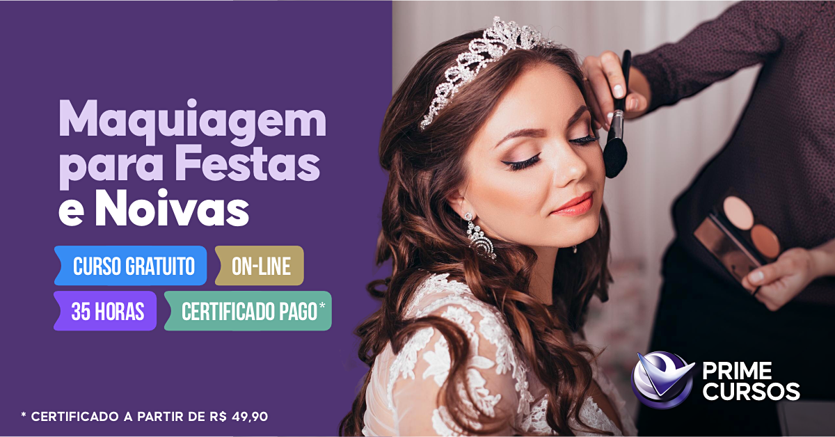 Curso de Maquiagem para Festas e Noivas