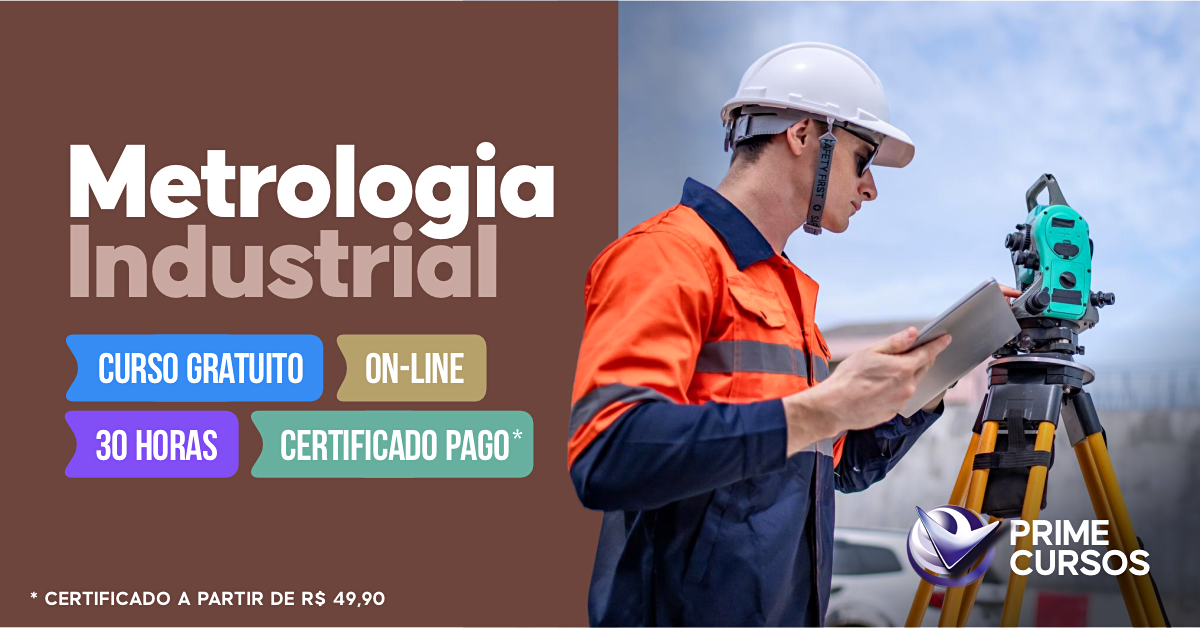 Curso Grátis de Metrologia Industrial Básico Curso de Metrologia Industrial Básico