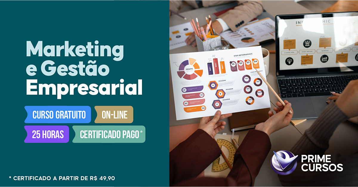Curso Grátis de Marketing e Gestão Empresarial Curso de Marketing e Gestão Empresarial