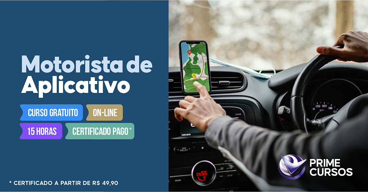 Curso de Motorista de Aplicativo