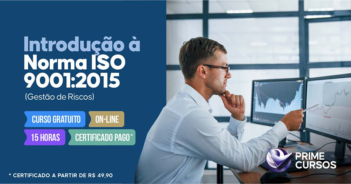 Curso grátis de Introdução à ISO 9001:2015 Curso de Introdução à ISO 9001:2015