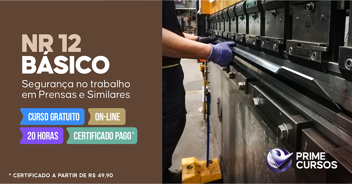 Curso NR 12 Básico - Segurança no Trabalho em Prensas e Similares