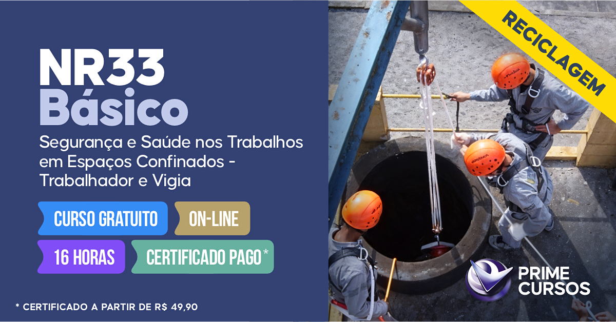 Curso da norma NR 33 Básico