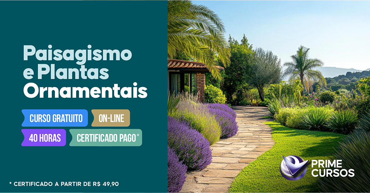 Curso de Paisagismo e Plantas Ornamentais