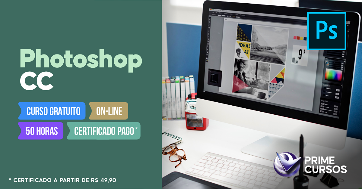 Curso grátis de Photoshop CC básico Curso de Photoshop CC básico