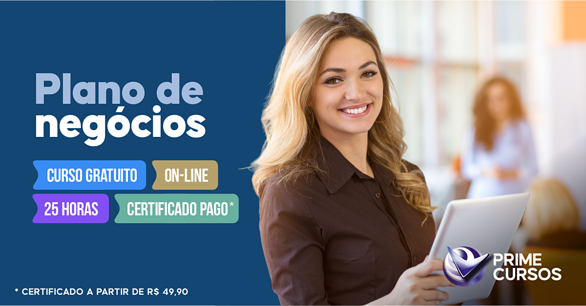 Curso grátis de Plano de Negócios Curso de Plano de Negócios