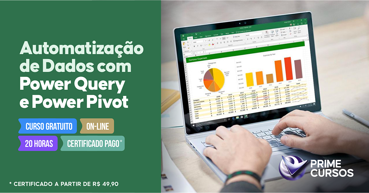 Curso de Automatização de Dados com Power Query e Power Pivot