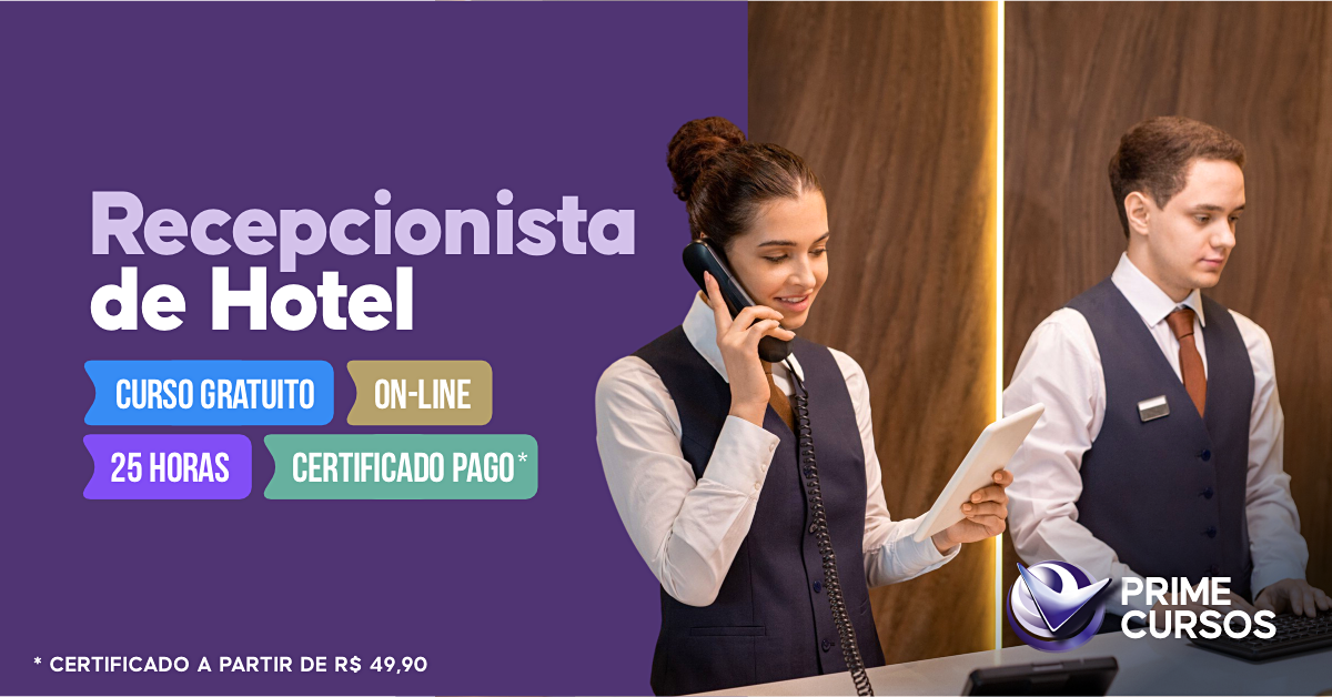Curso de Recepcionista de Hotel
