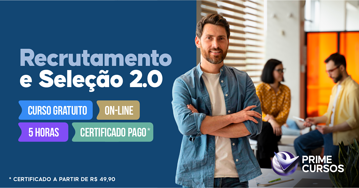 Curso Grátis de Recrutamento e Seleção 2.0 Curso de Recrutamento e Seleção 2.0