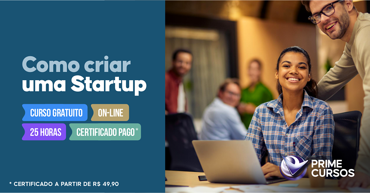 Curso grátis de Como criar uma Startup Curso de Como criar uma Startup