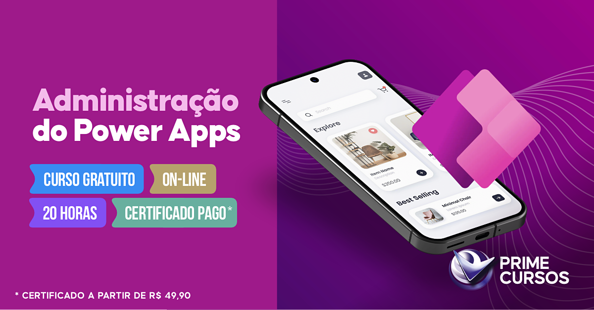 Curso de Administração do Power Apps