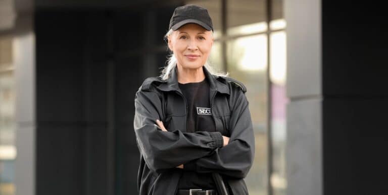 mulher vigia escolar