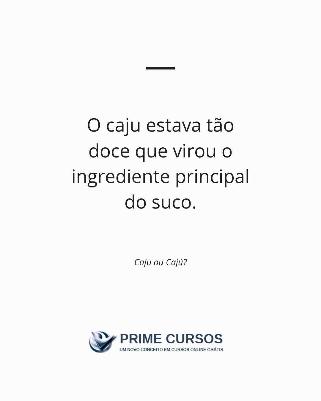 frase caju suco canva