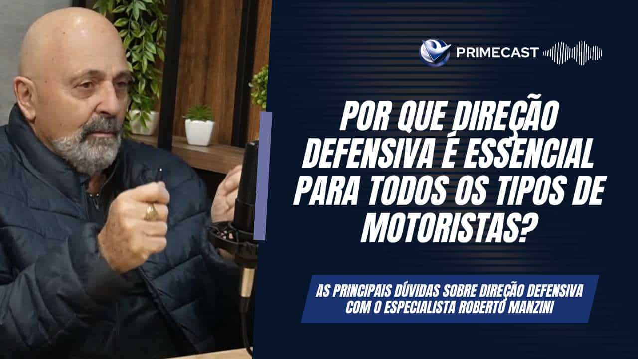 Roberto Manzini falando sobre o porquê da direção defensiva ser essencial para todos os motoristas.